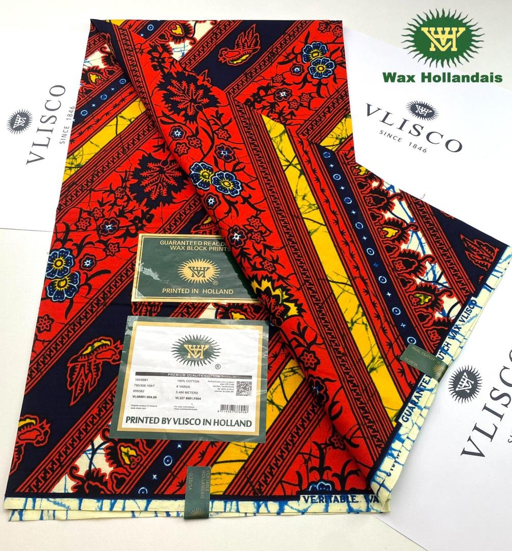 Wax Fabrics 100% Cotton - 6 Yards