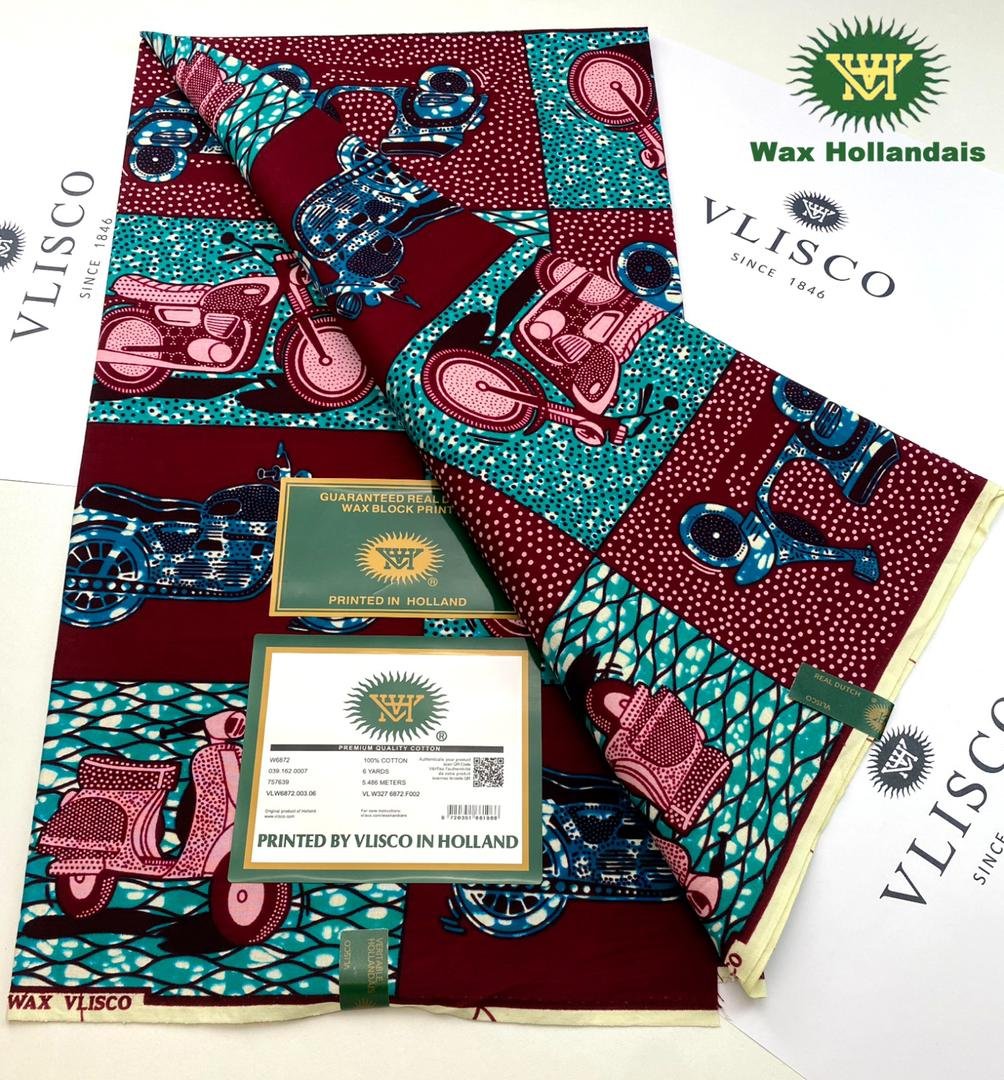 Wax Fabrics 100% Cotton - 6 Yards